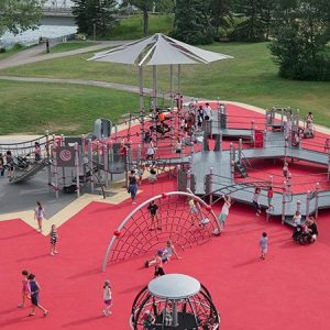 Spring Break Activity - Special needs inclusive playground